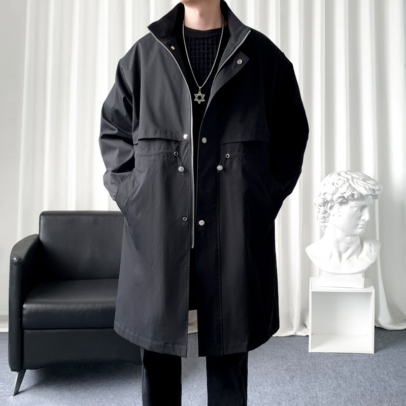 Streetwear Brand New - Trench coat Brand New Trench Korean