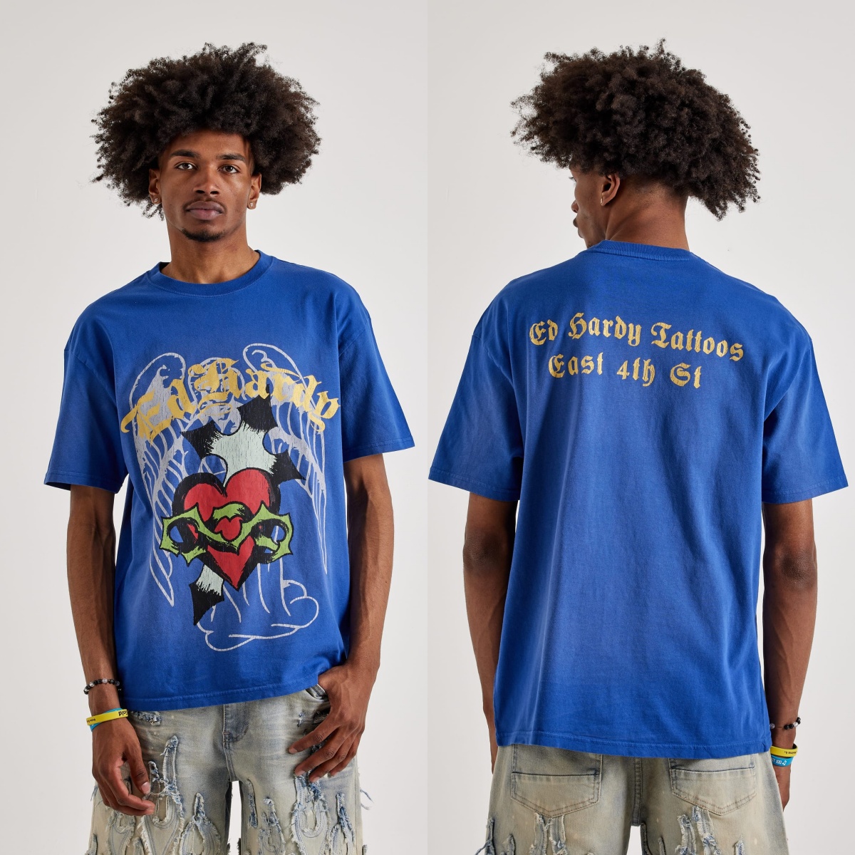 Streetwear Brand Heart - Sacred Heart Ed Retro Tattoo Art
