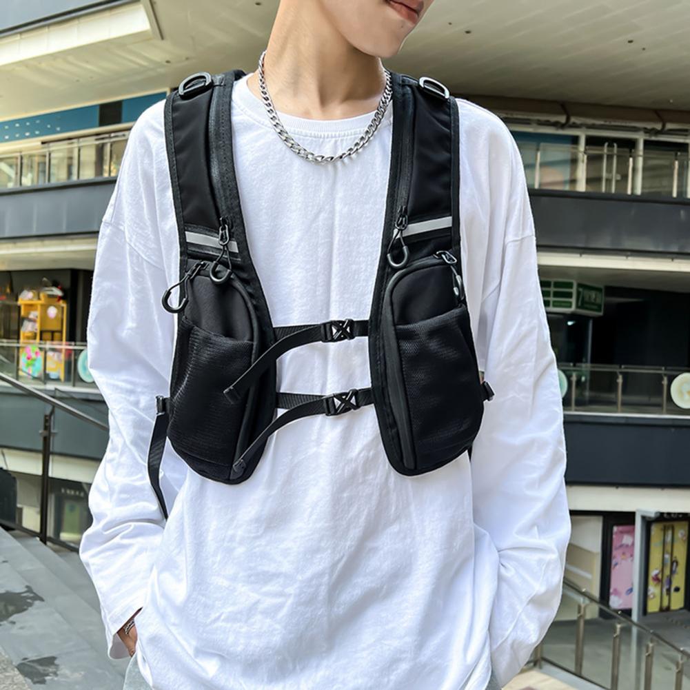 Trendy Brand Chest Bag Hip Hop - Streetwear Brand Bag recension och pris