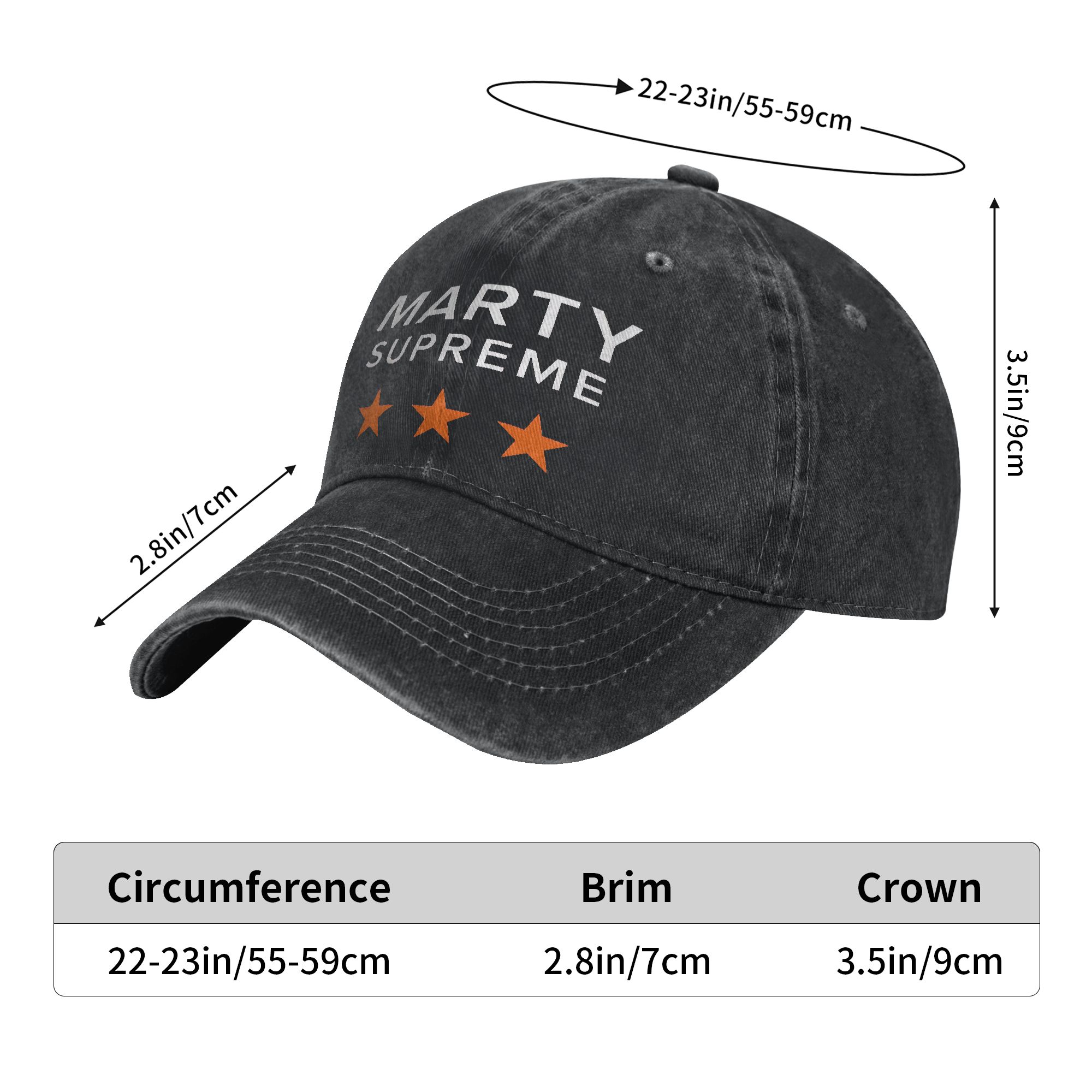 Marty Supreme Movie Print Cap  - Supreme Brand Streetwear recension och pris