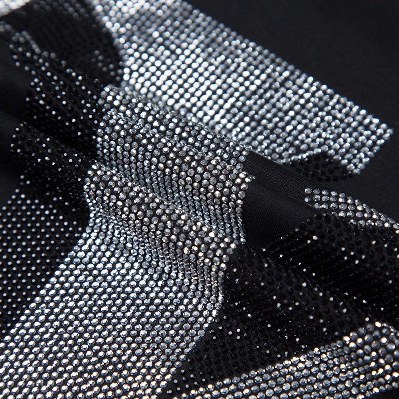2025 Letter Rhinestones T Shir - Streetwear Brand England recension och pris