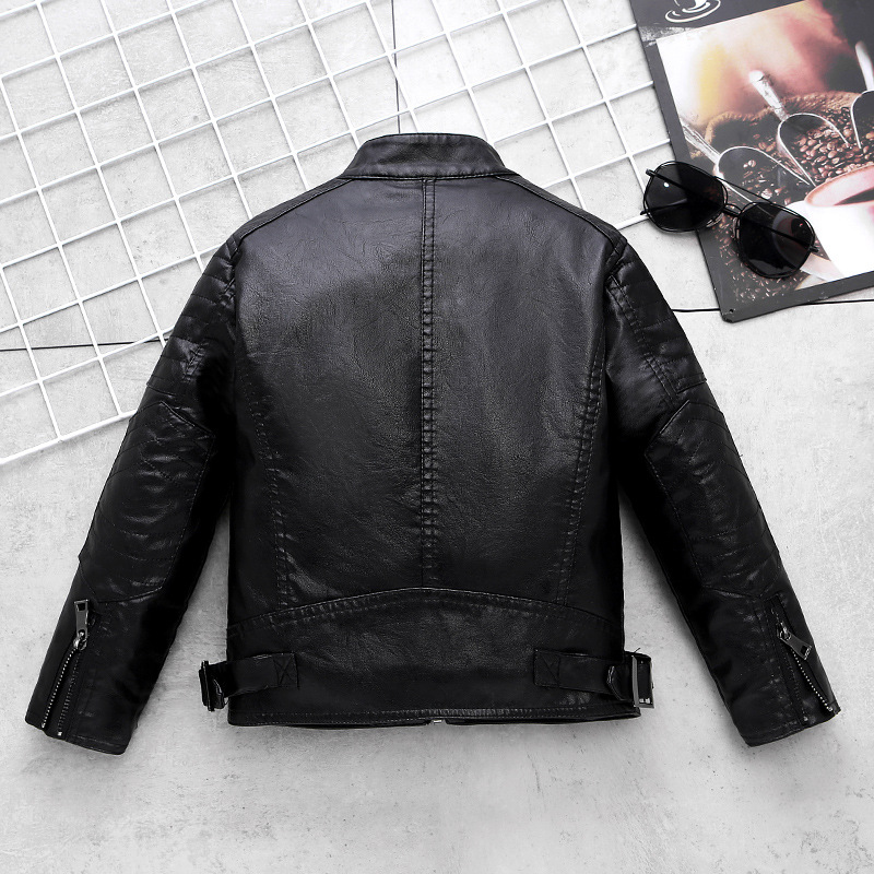 Boys Motorcycle Pu Leather Wat - Streetwear Brand Photography recension och pris