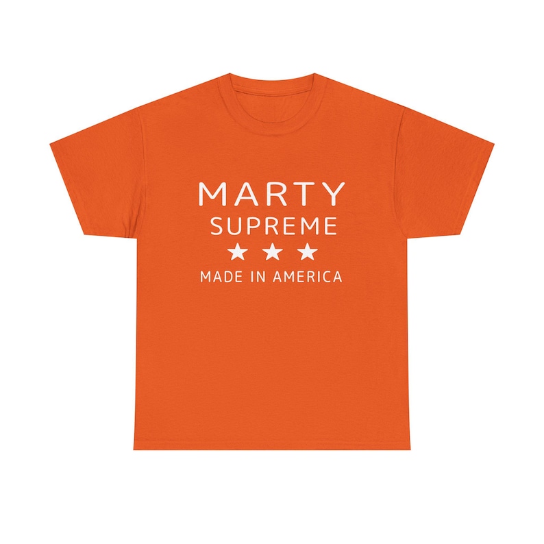 Marty Supreme Orange Cotton T- - Supreme Brand Streetwear recension och pris