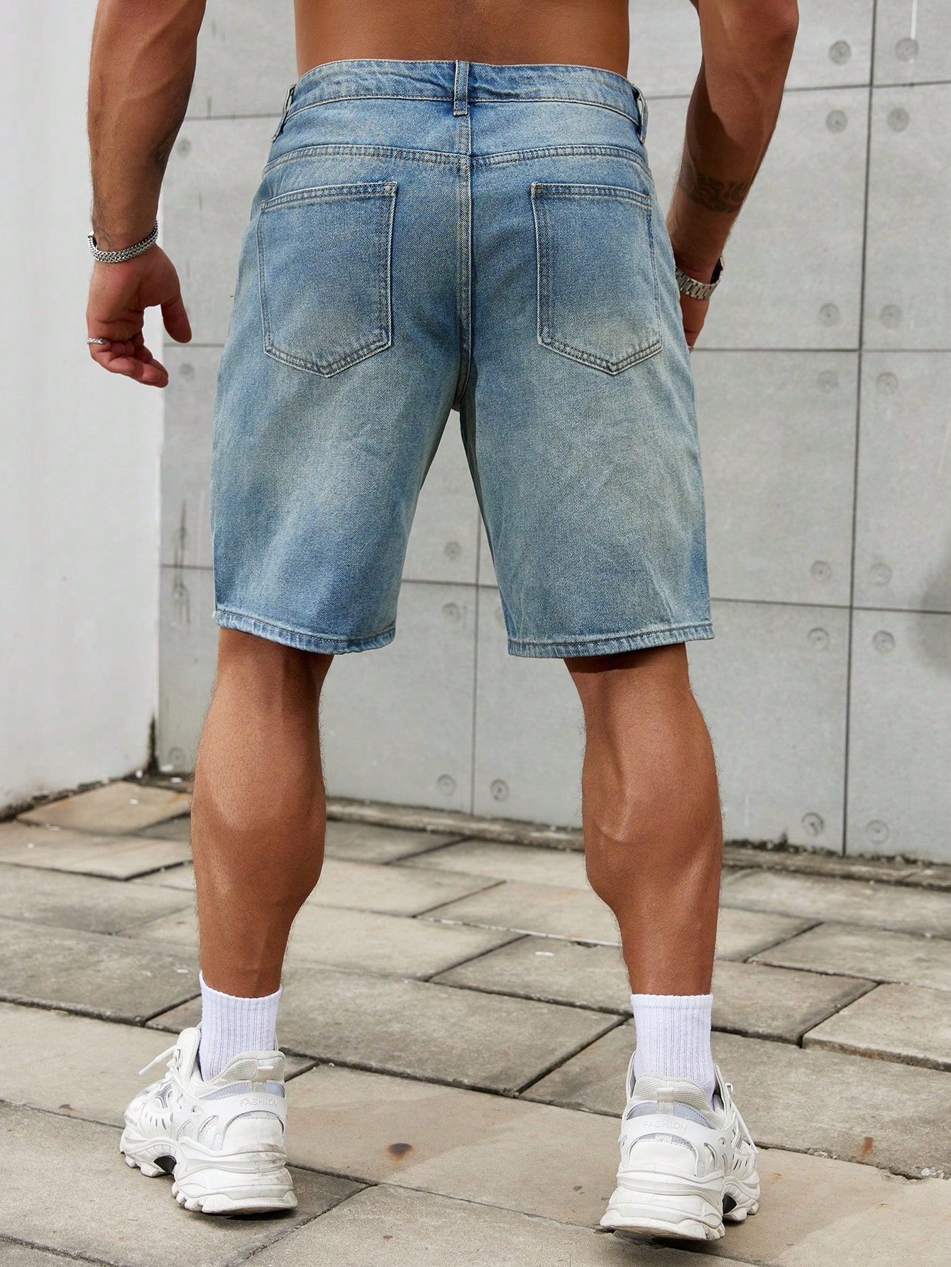 New Fashion Mens Ripped Short  - Streetwear Brand New recension och pris