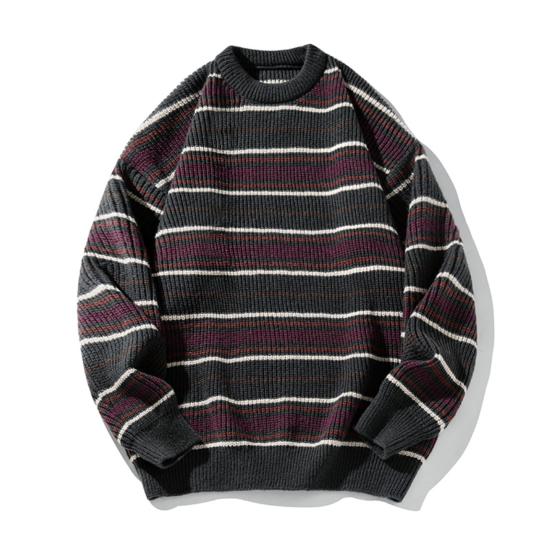Korean Fashion Vintage Striped - Streetwear Brand England recension och pris