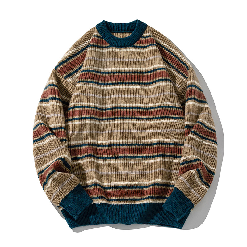 Korean Fashion Vintage Striped - Streetwear Brand England recension och pris
