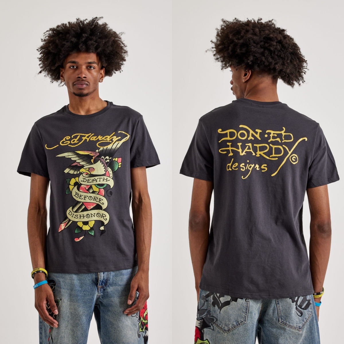 Heart Hand Ed Retro Tattoo Art - Streetwear Brand Heart recension och pris