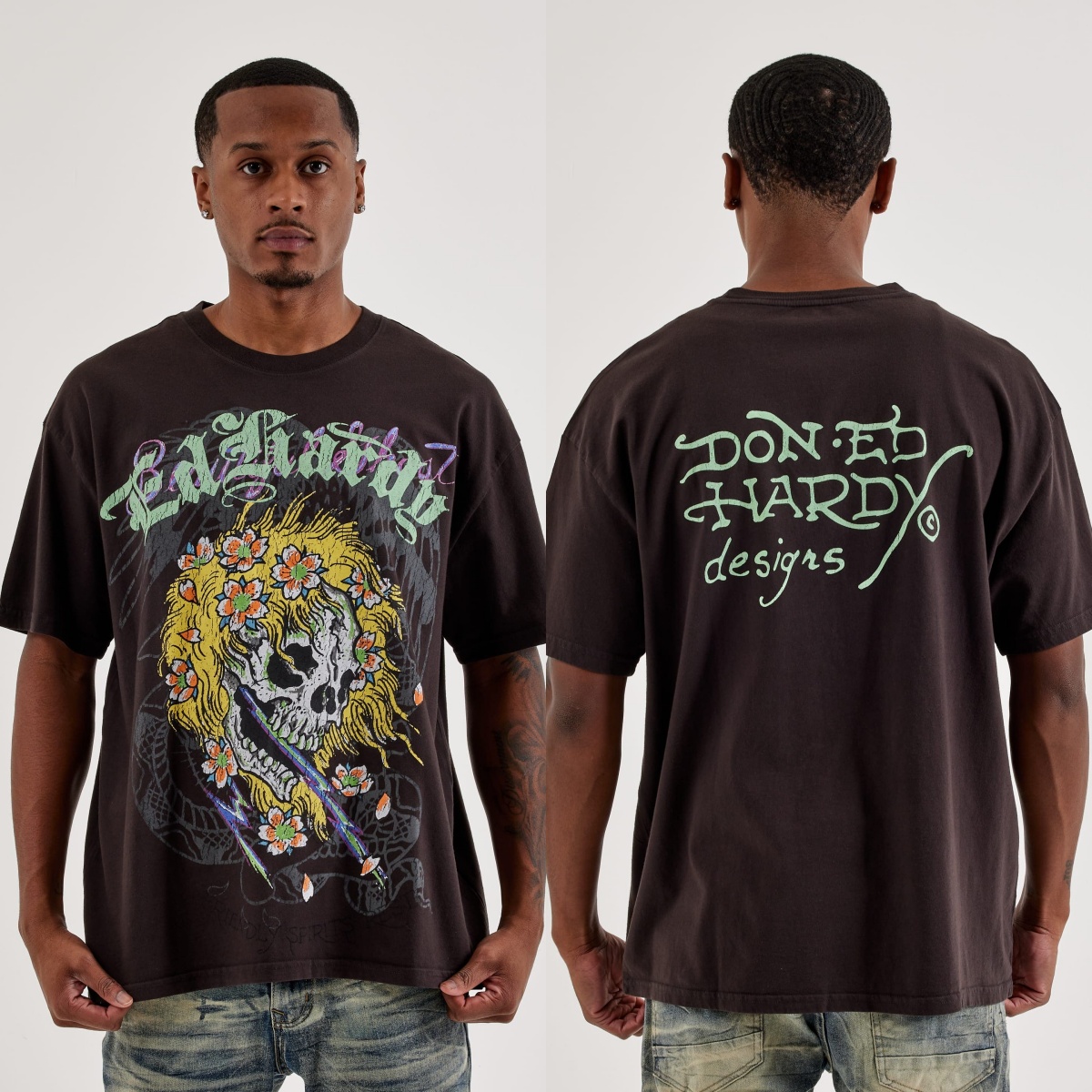 Heart Hand Ed Retro Tattoo Art - Streetwear Brand Heart recension och pris